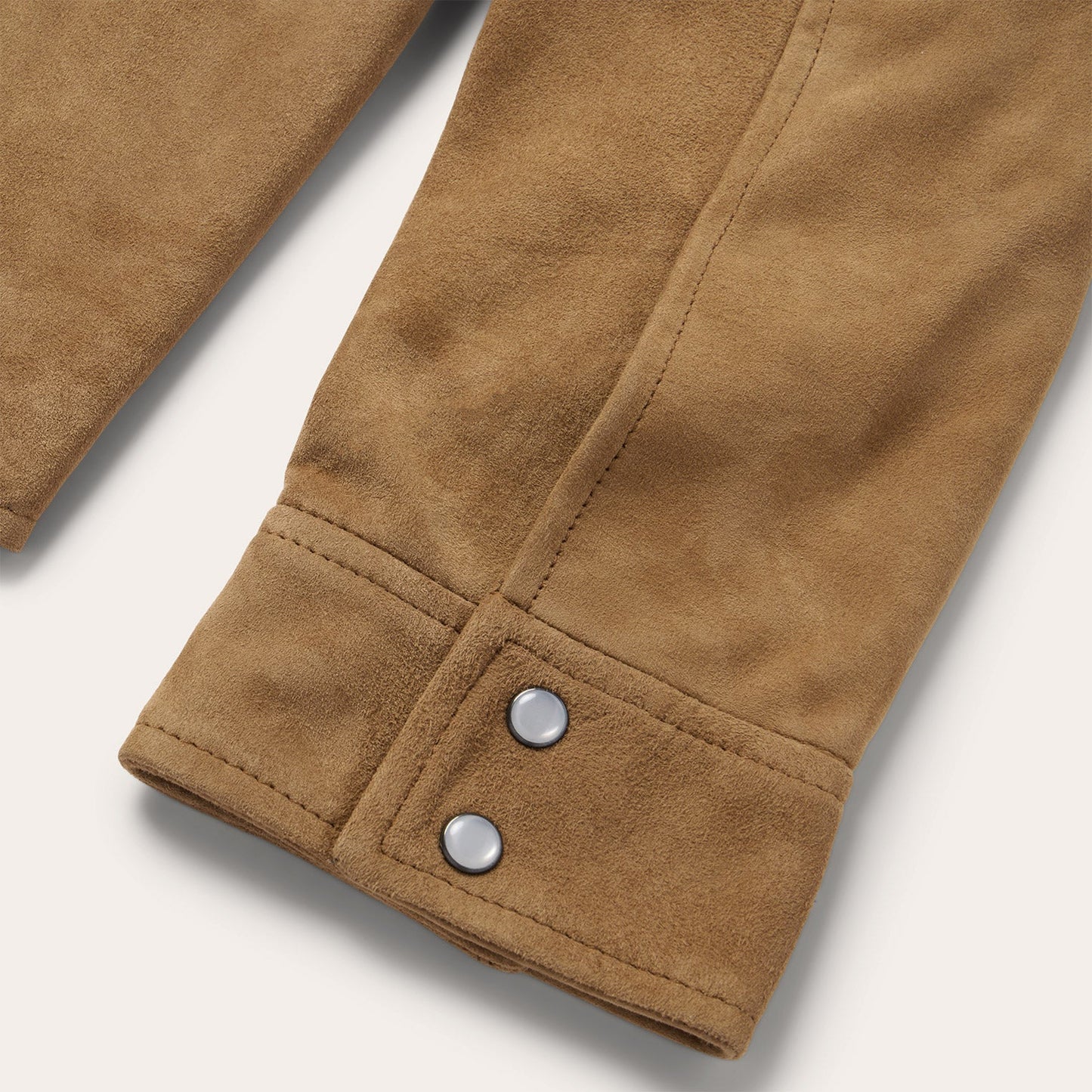 Suede Leather Shirt Jacket | Stetson Brown