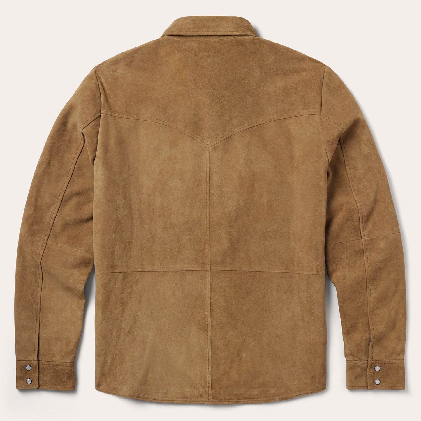 Suede Leather Shirt Jacket | Stetson Brown