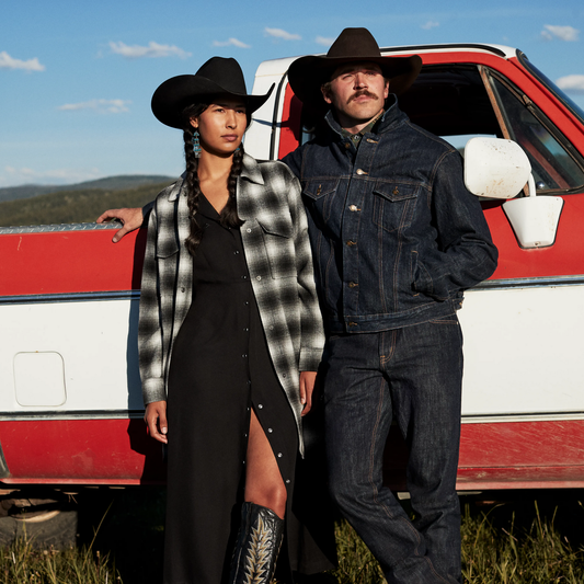Raw Denim Trucker Jacket | Stetson Blue