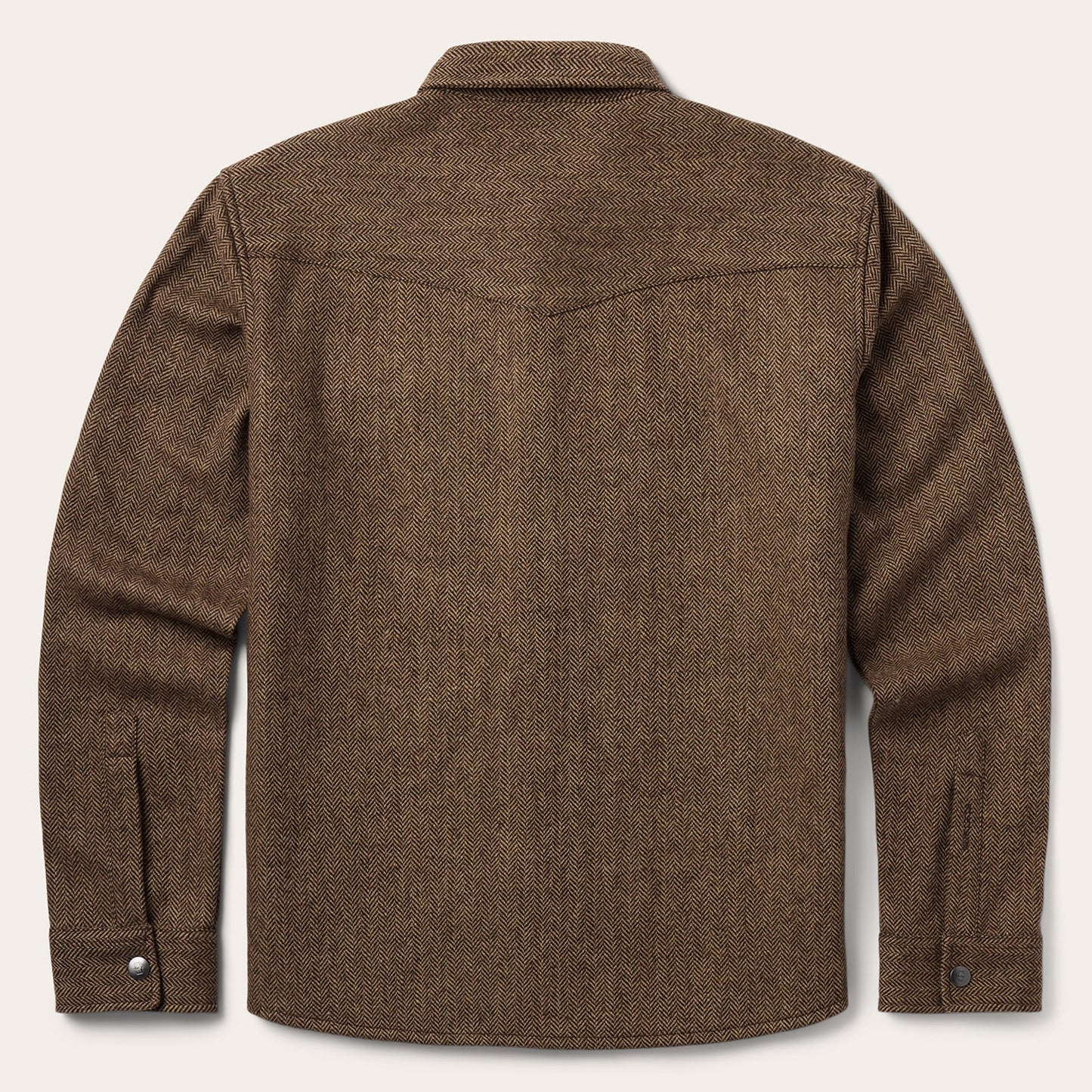 Herringbone Shirt Jacket | Stetson Brown