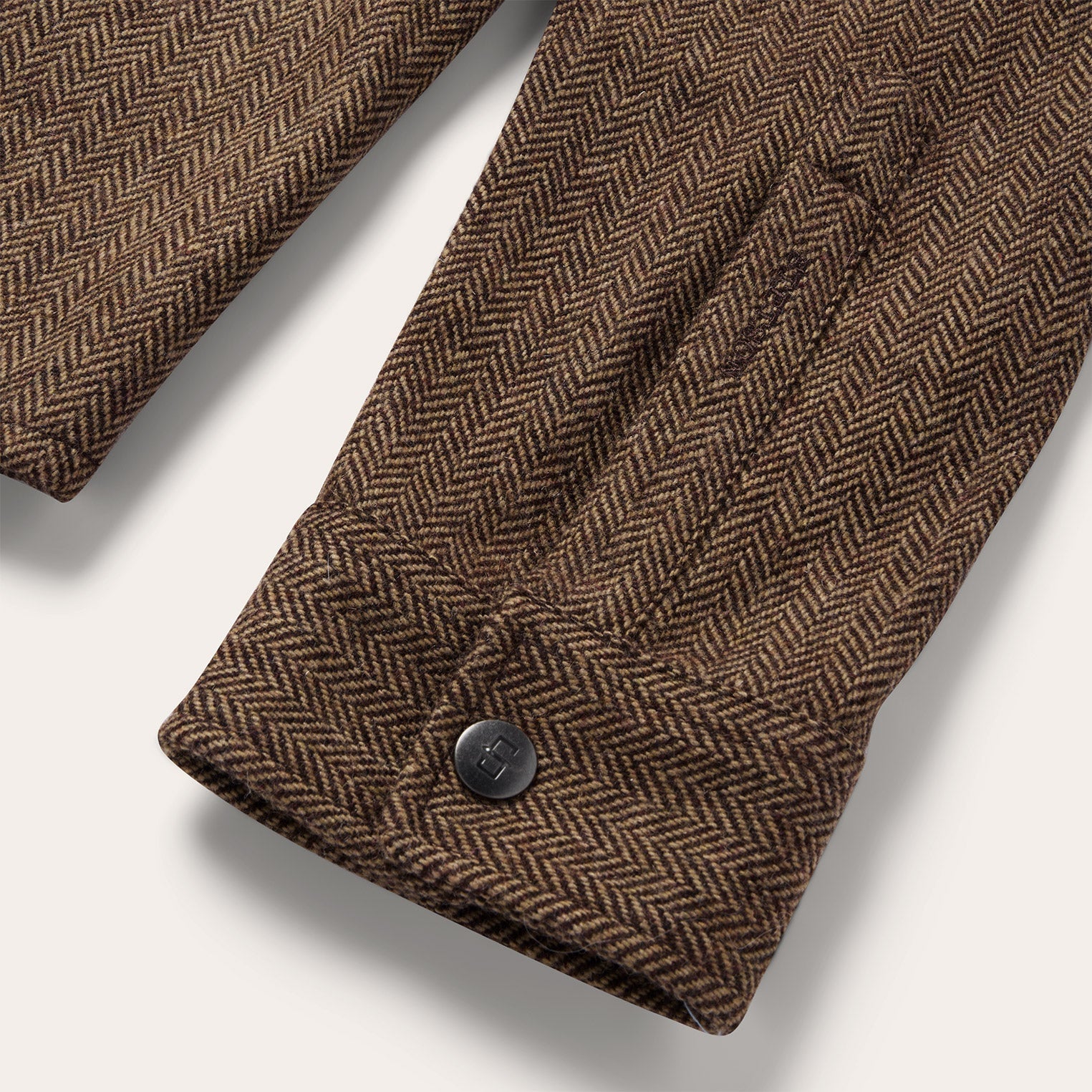 Herringbone Shirt Jacket | Stetson Brown