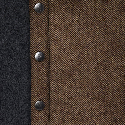 Herringbone Shirt Jacket | Stetson Brown