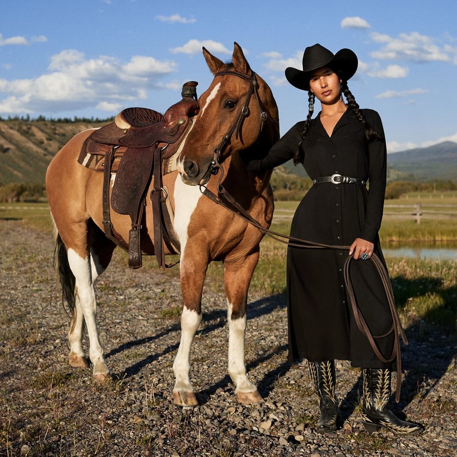 Twill Western Dress | Stetson Black