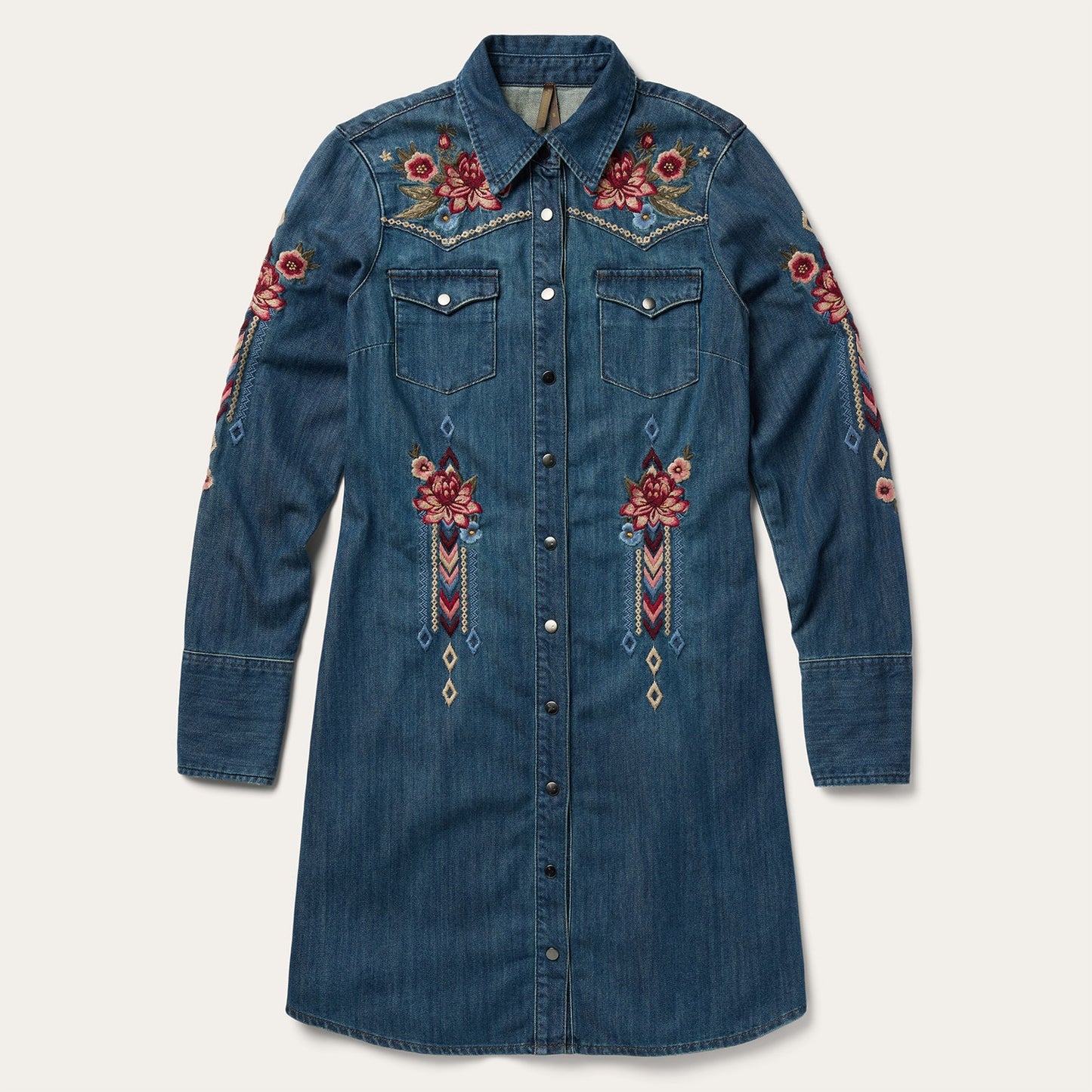 Lavish Denim Shirt Dress | Stetson Blue