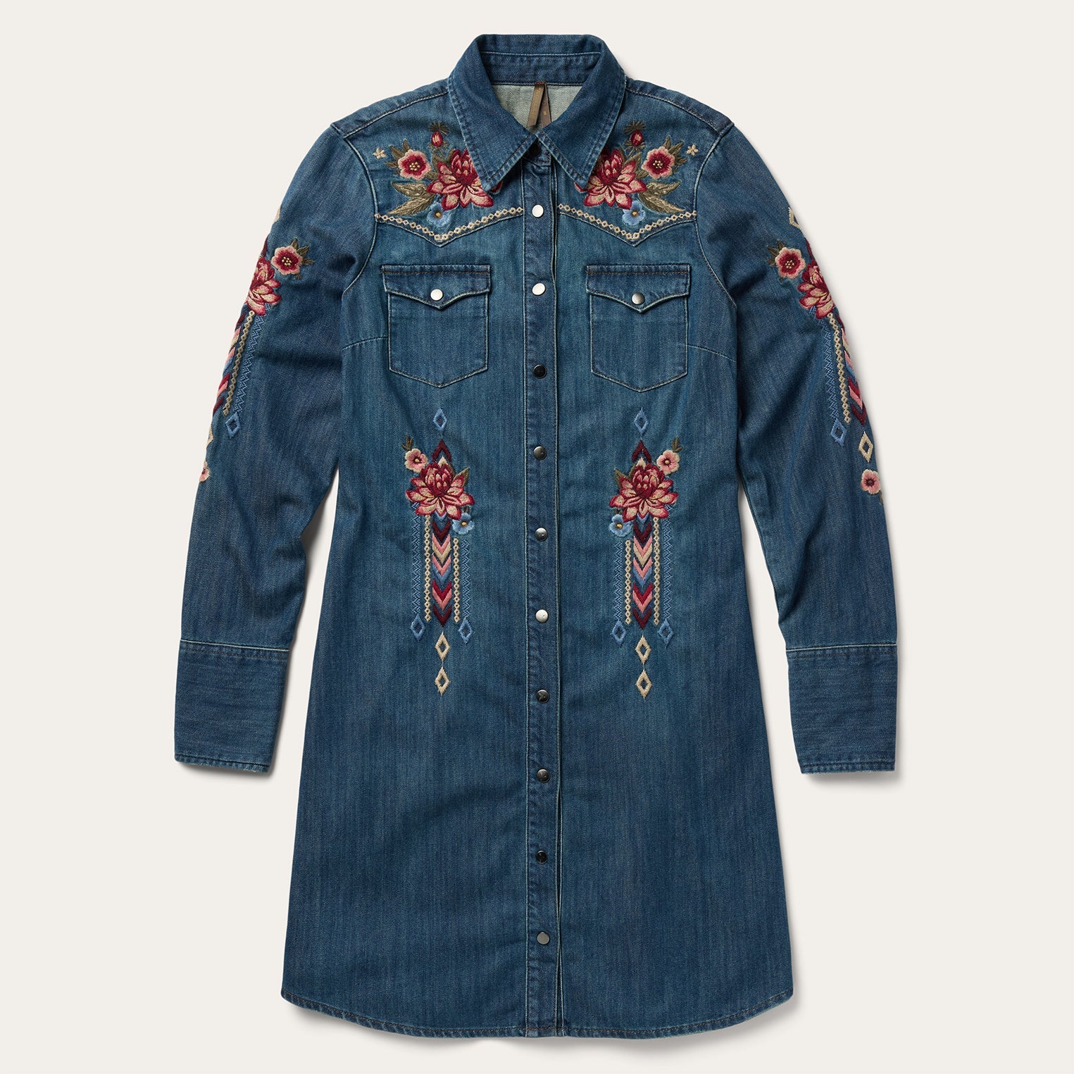Lavish Denim Shirt Dress | Stetson Blue
