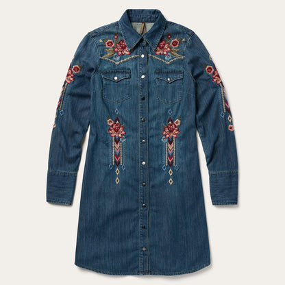 Lavish Denim Shirt Dress | Stetson Blue