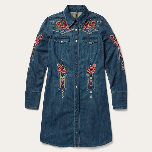 Lavish Denim Shirt Dress | Stetson Blue
