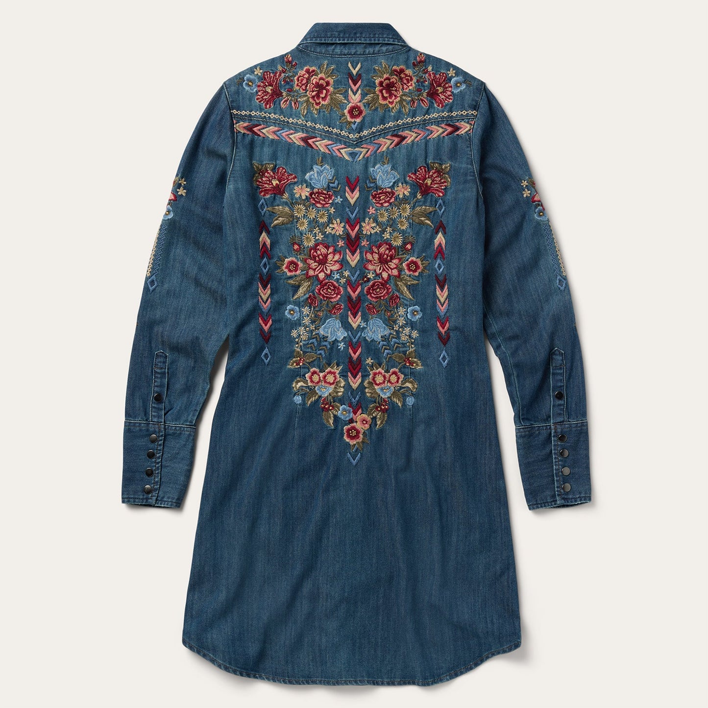 Lavish Denim Shirt Dress | Stetson Blue