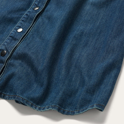 Lavish Denim Shirt Dress | Stetson Blue