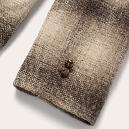 Wool Plaid Western Blazer | Stetson Brown