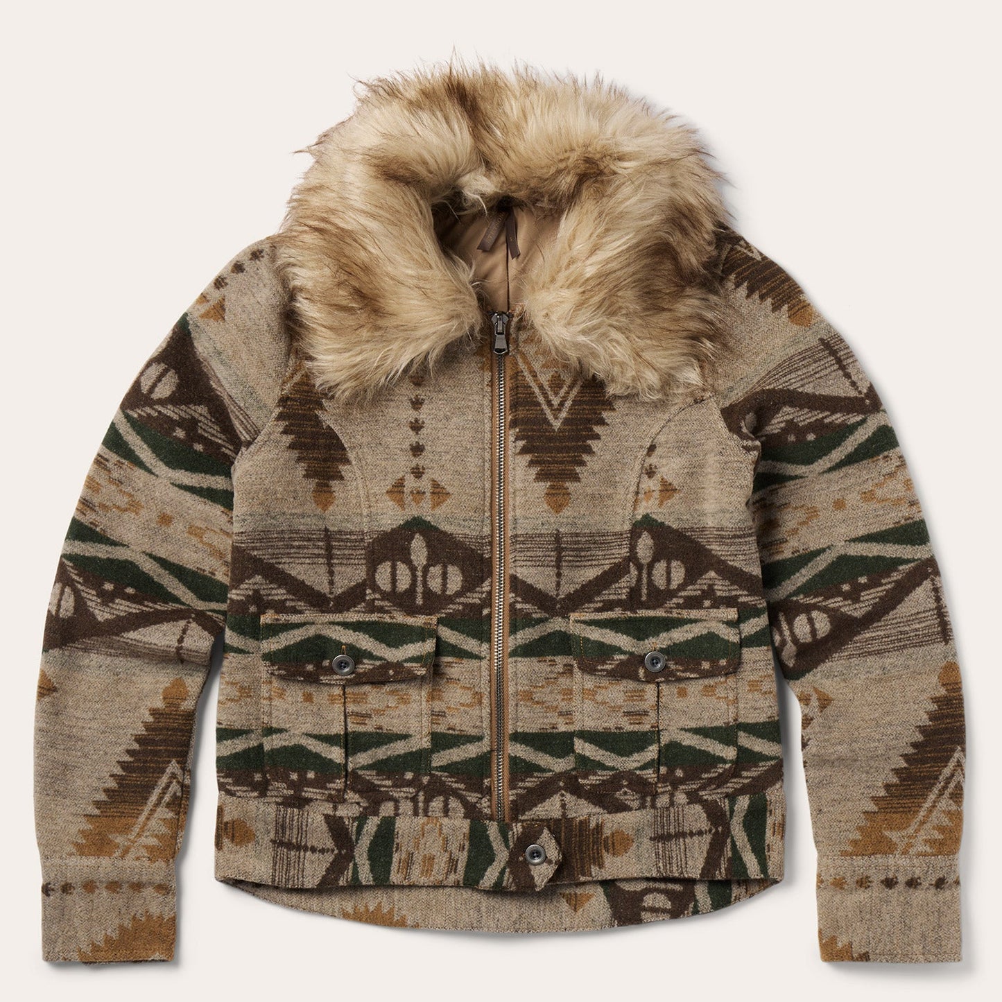 Southwestern Flannel Jacket | Stetson Brown