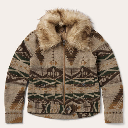 Southwestern Flannel Jacket | Stetson Brown
