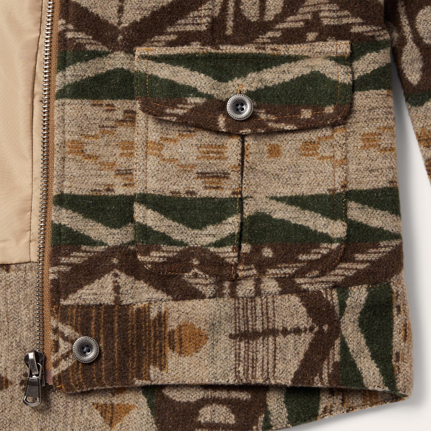 Southwestern Flannel Jacket | Stetson Brown