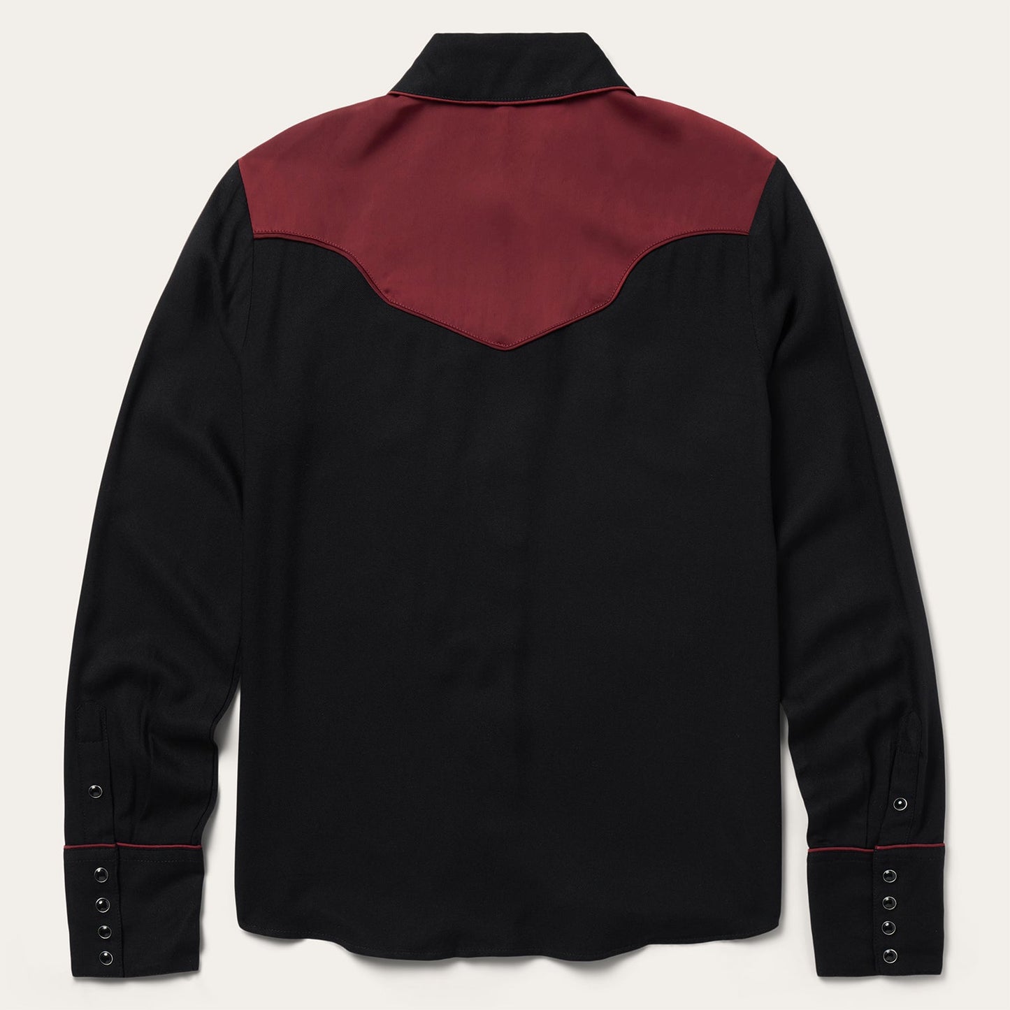 Piped Western Blouse | Stetson Black