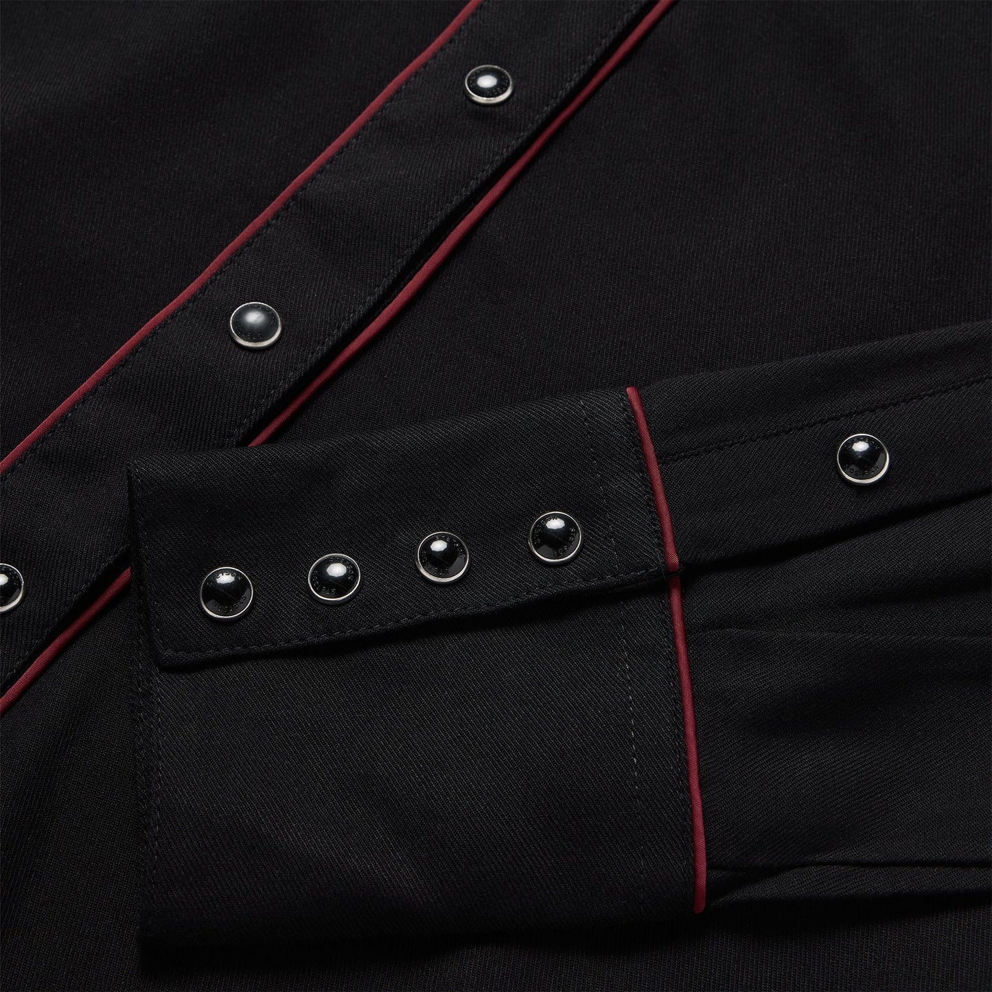 Piped Western Blouse | Stetson Black