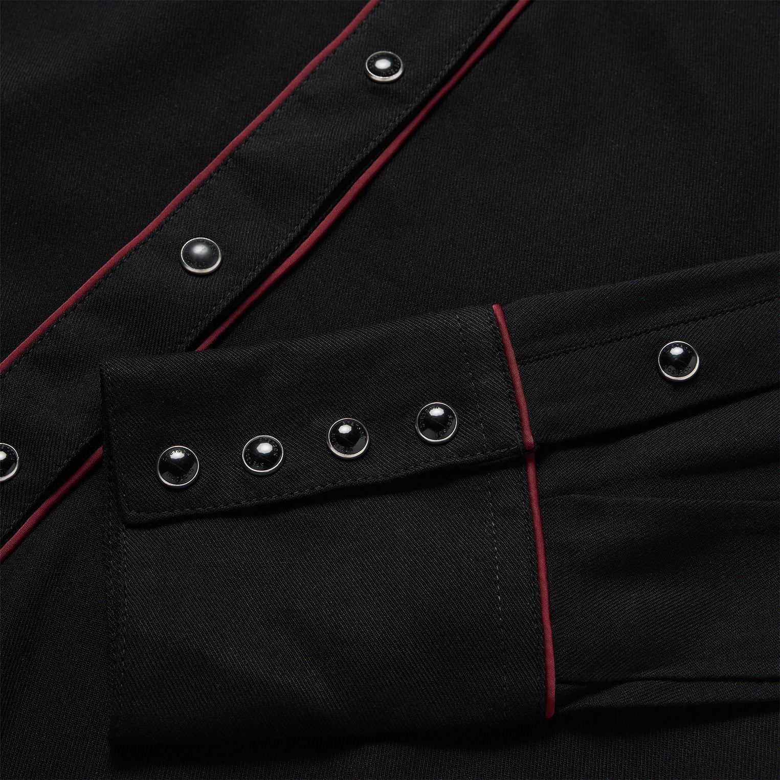 Piped Western Blouse | Stetson Black
