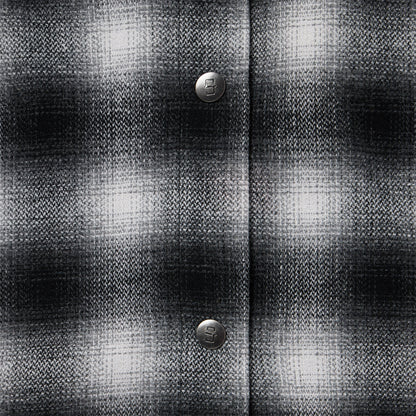 Ombre Oversized Shirt Jacket | Stetson Black