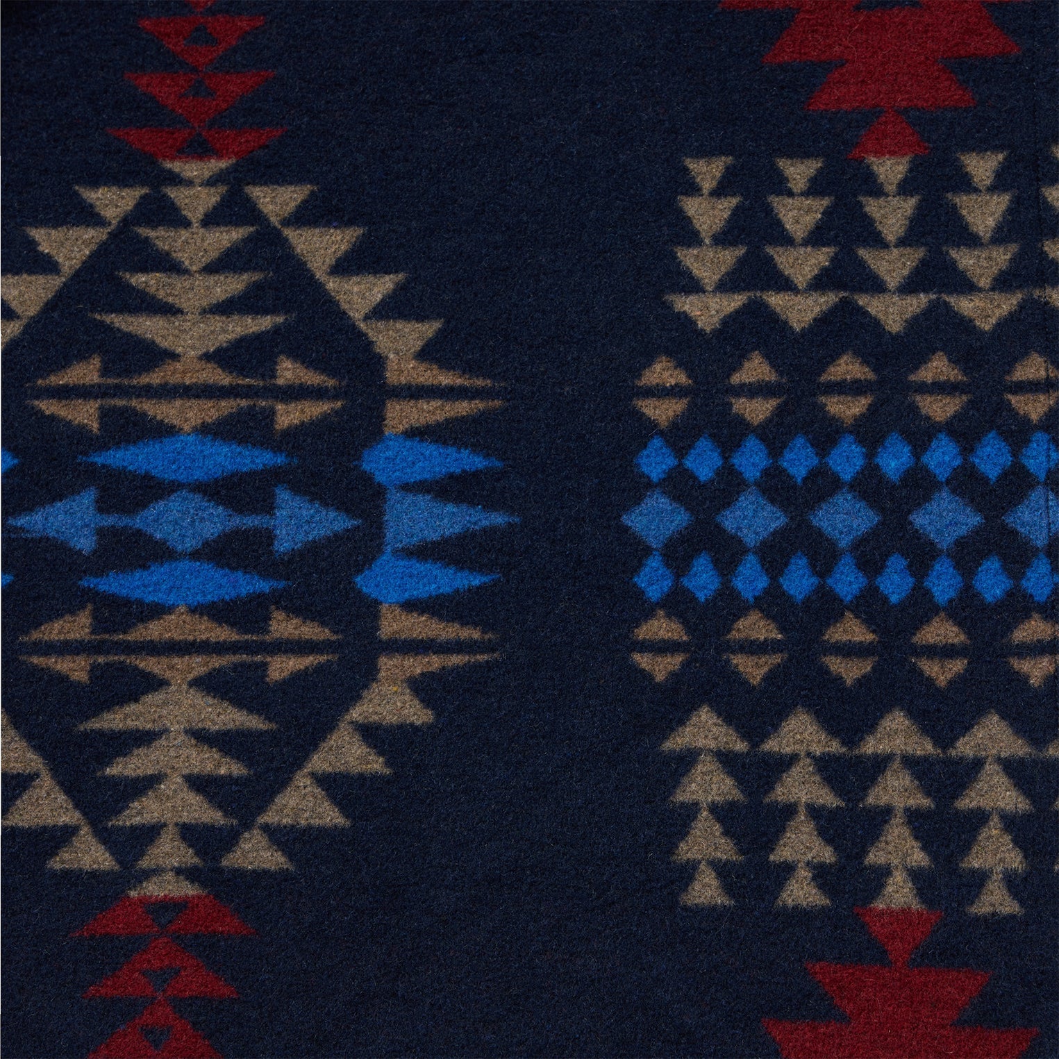 Hooded Serape Blanket Wrap | Stetson Blue