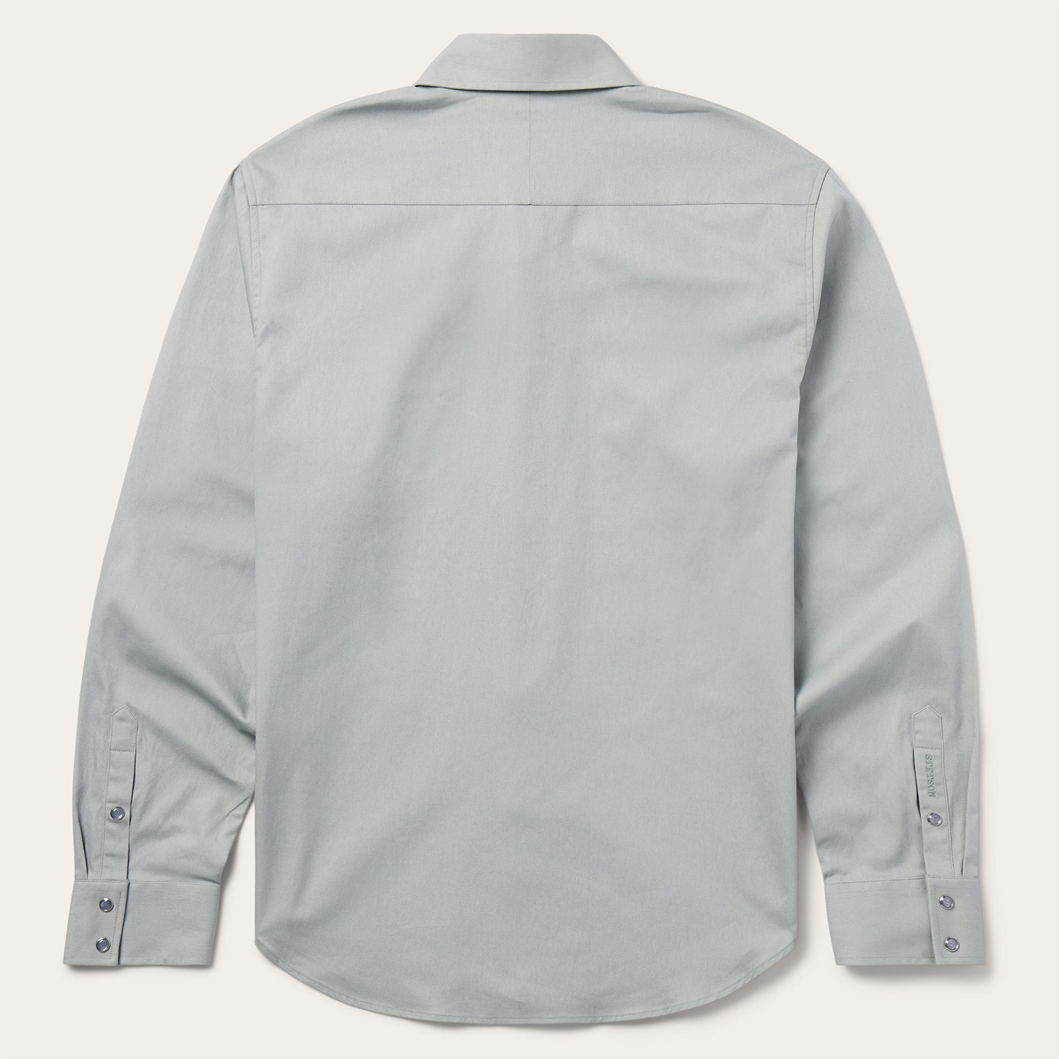 Brushed Twill Western Shirt | Stetson Slate Green