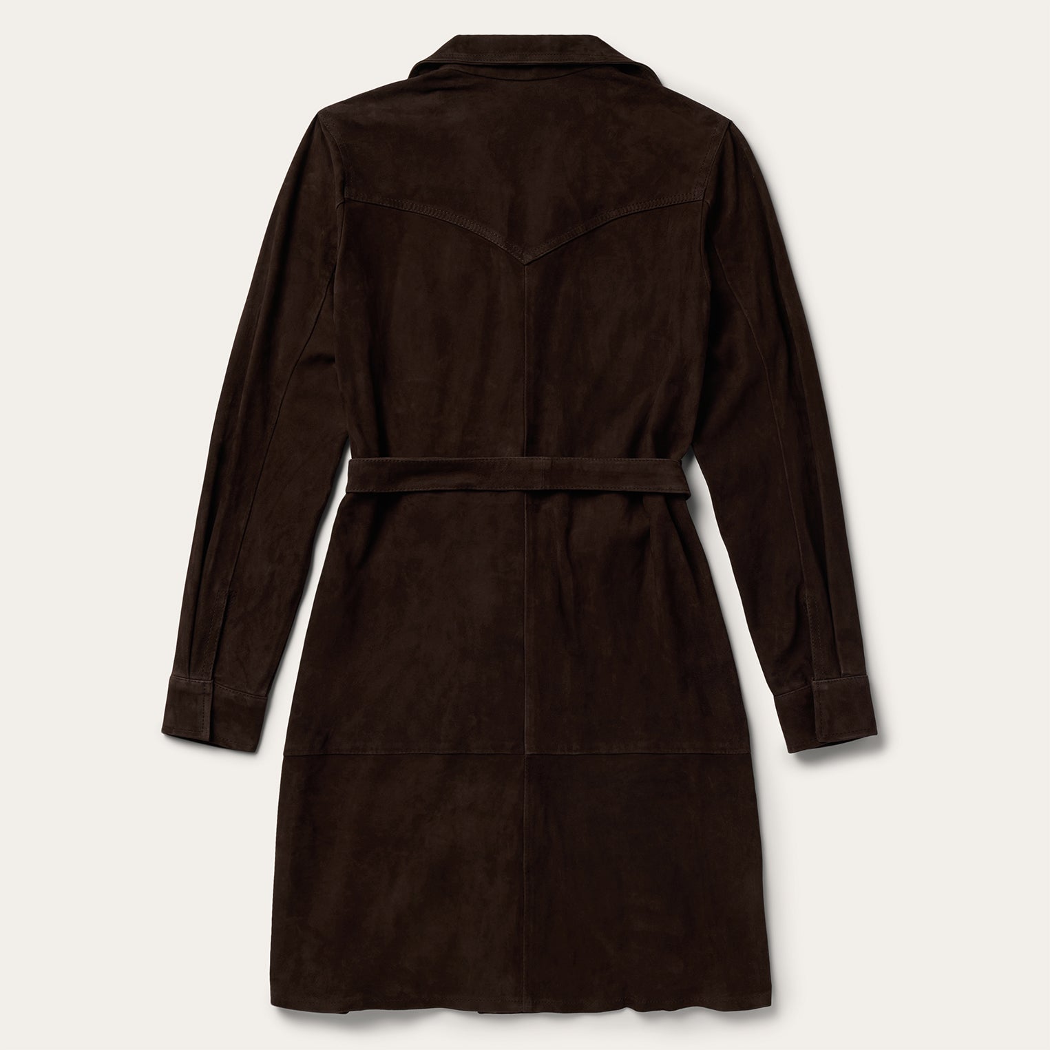 Lambskin Shirt Dress | Stetson Brown
