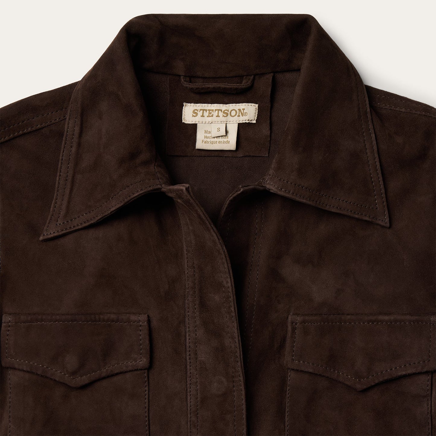 Lambskin Shirt Dress | Stetson Brown