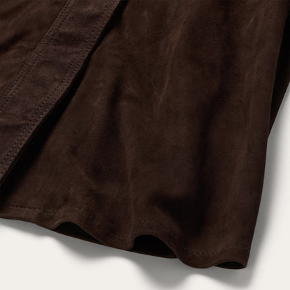 Lambskin Shirt Dress | Stetson Brown