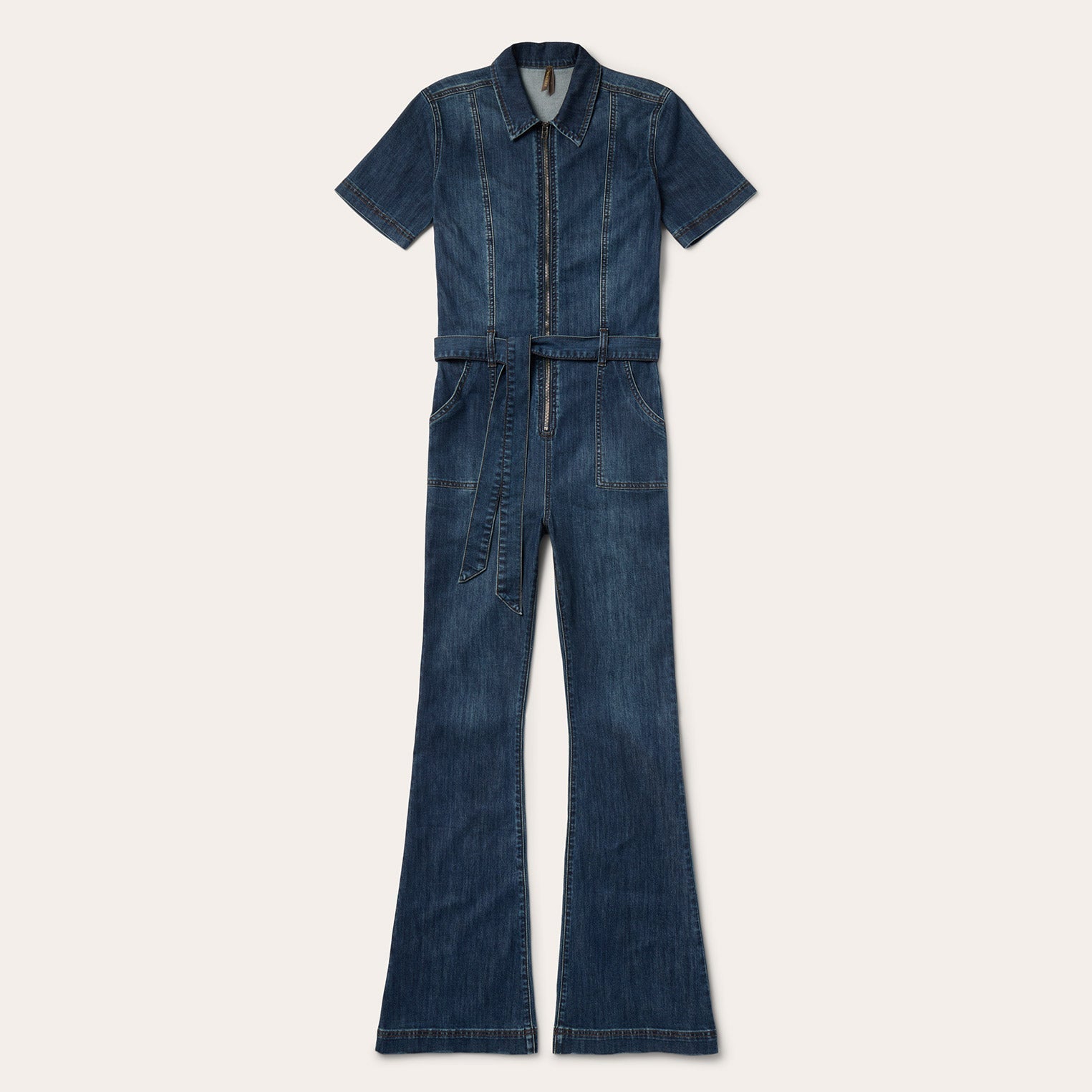 Dark Denim Jumpsuit | Stetson Blue
