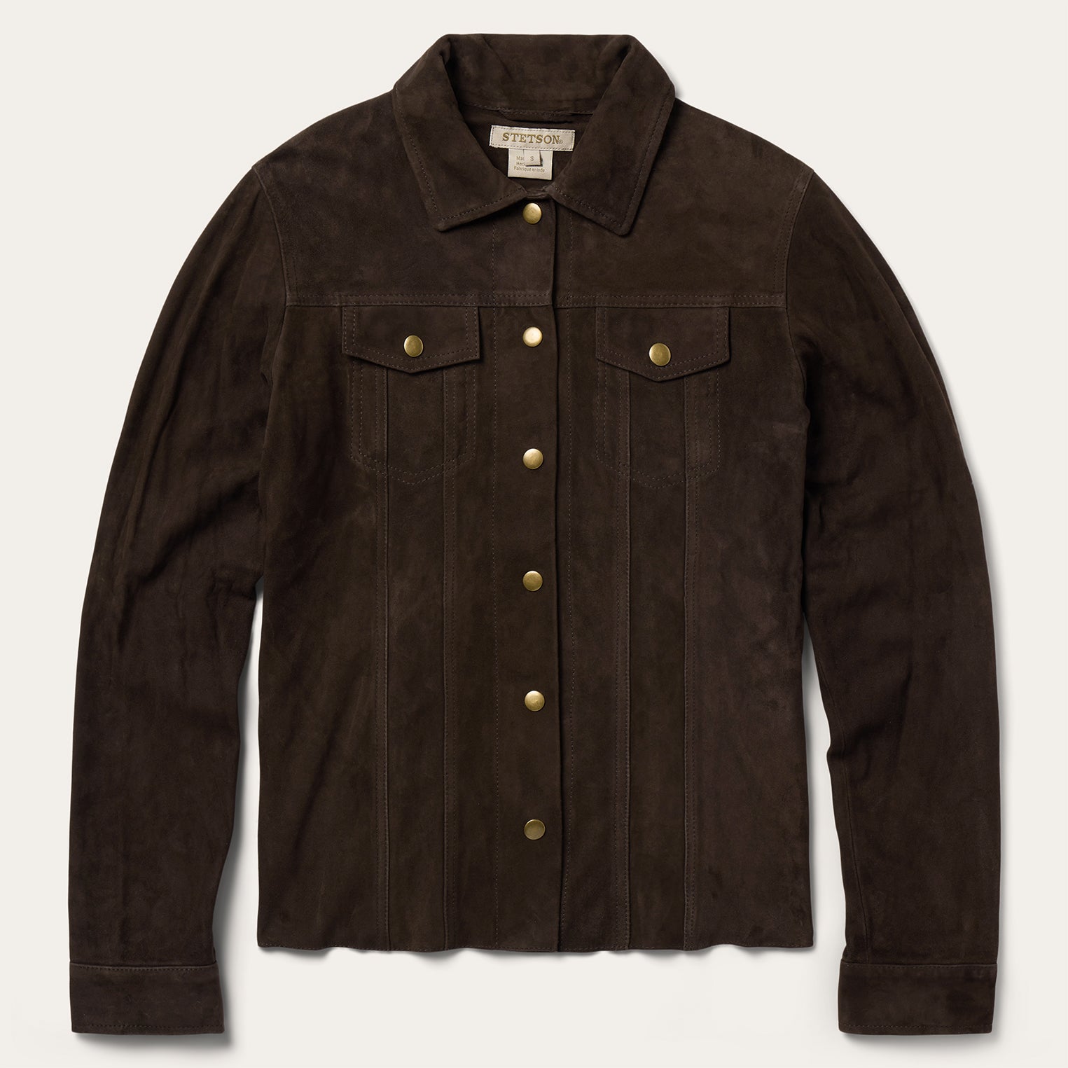 Lambskin Shirt Jacket | Stetson Brown