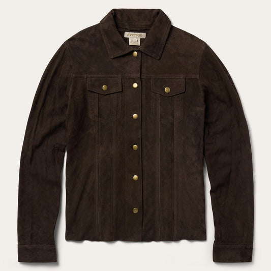 Lambskin Shirt Jacket | Stetson Brown