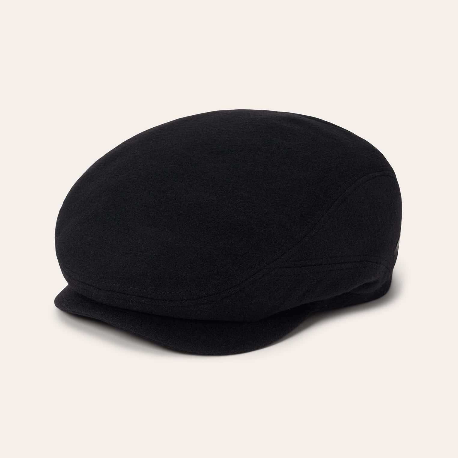 Wool Cashmere Driver Cap | Stetson Black