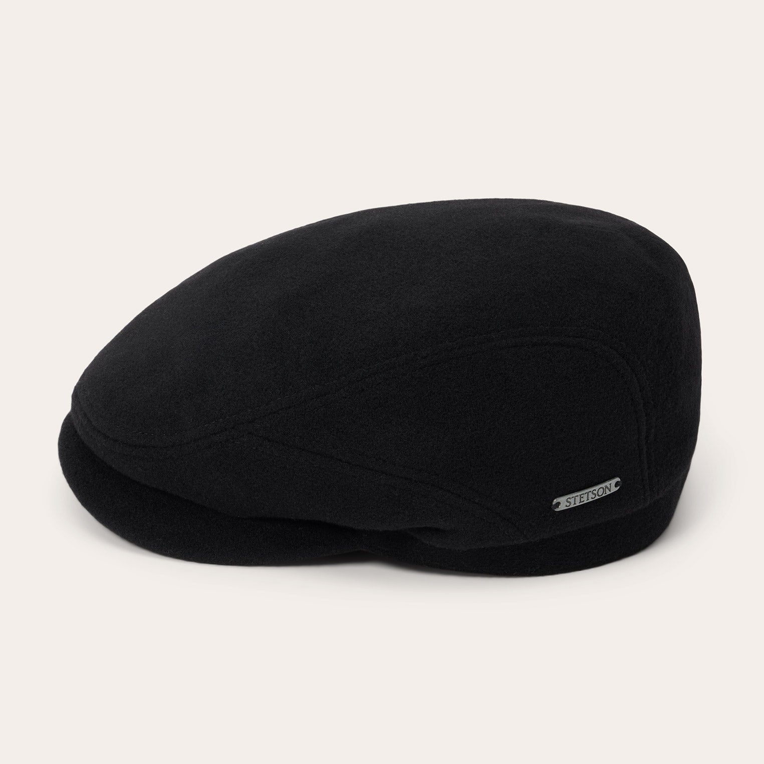 Wool Cashmere Driver Cap | Stetson Black