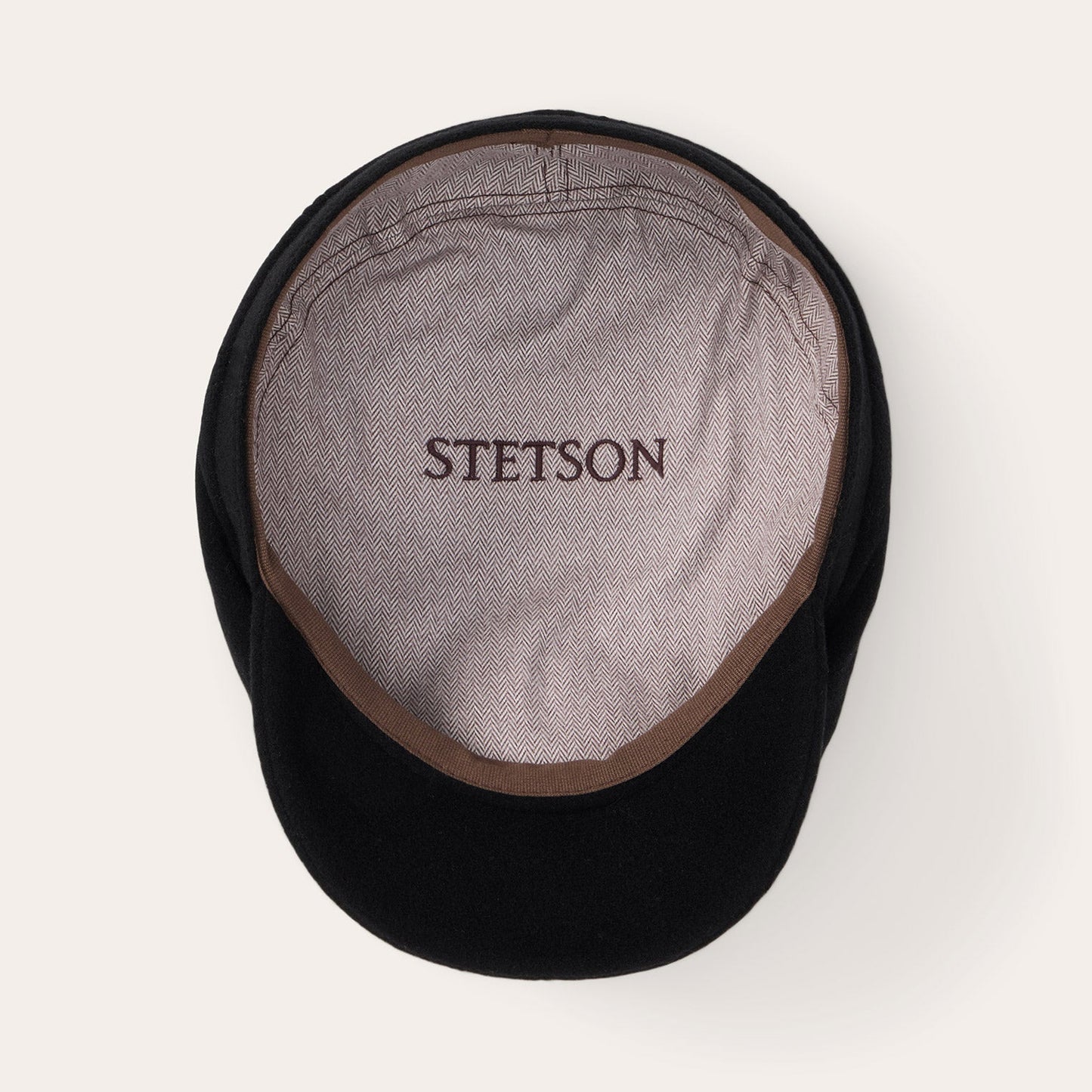 Wool Cashmere Driver Cap | Stetson Black