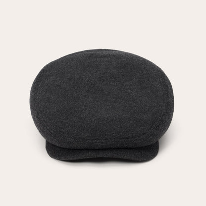 Wool Cashmere Driver Cap | Stetson Anthra Melange