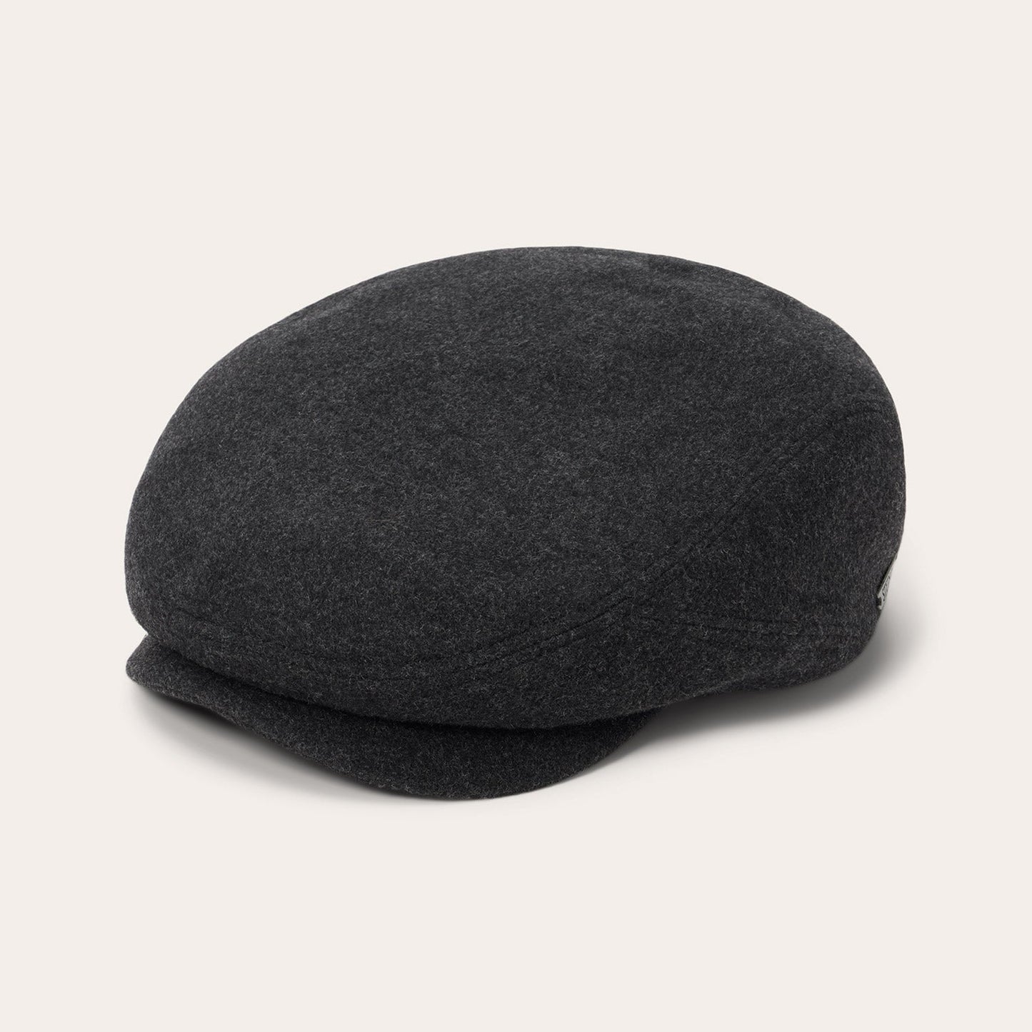 Wool Cashmere Driver Cap | Stetson Anthra Melange