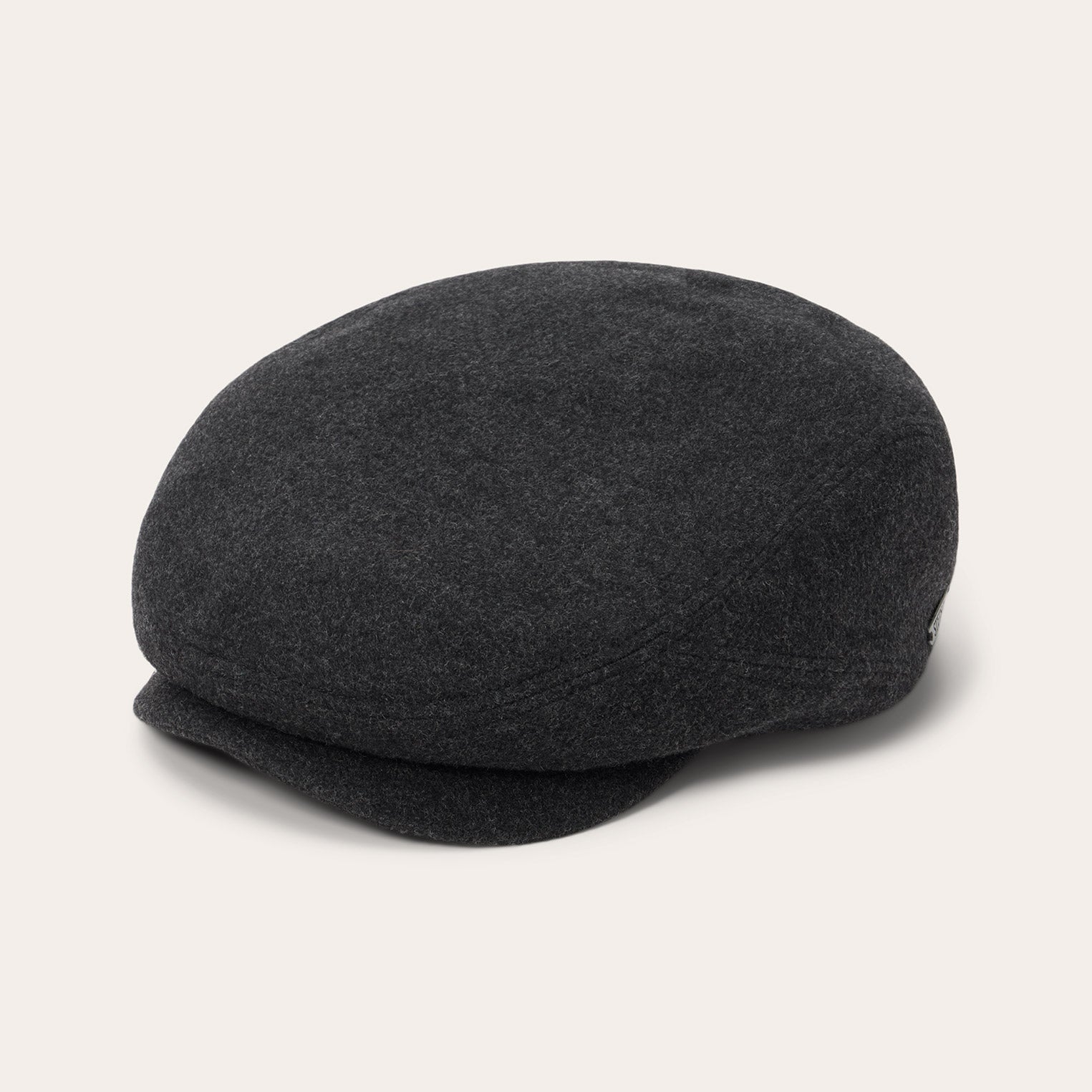 Wool Cashmere Driver Cap | Stetson Anthra Melange