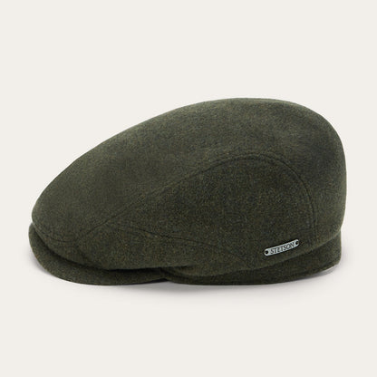 Wool Cashmere Driver Cap | Stetson Moss