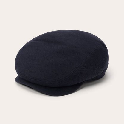 Wool Cashmere Driver Cap | Stetson Navy