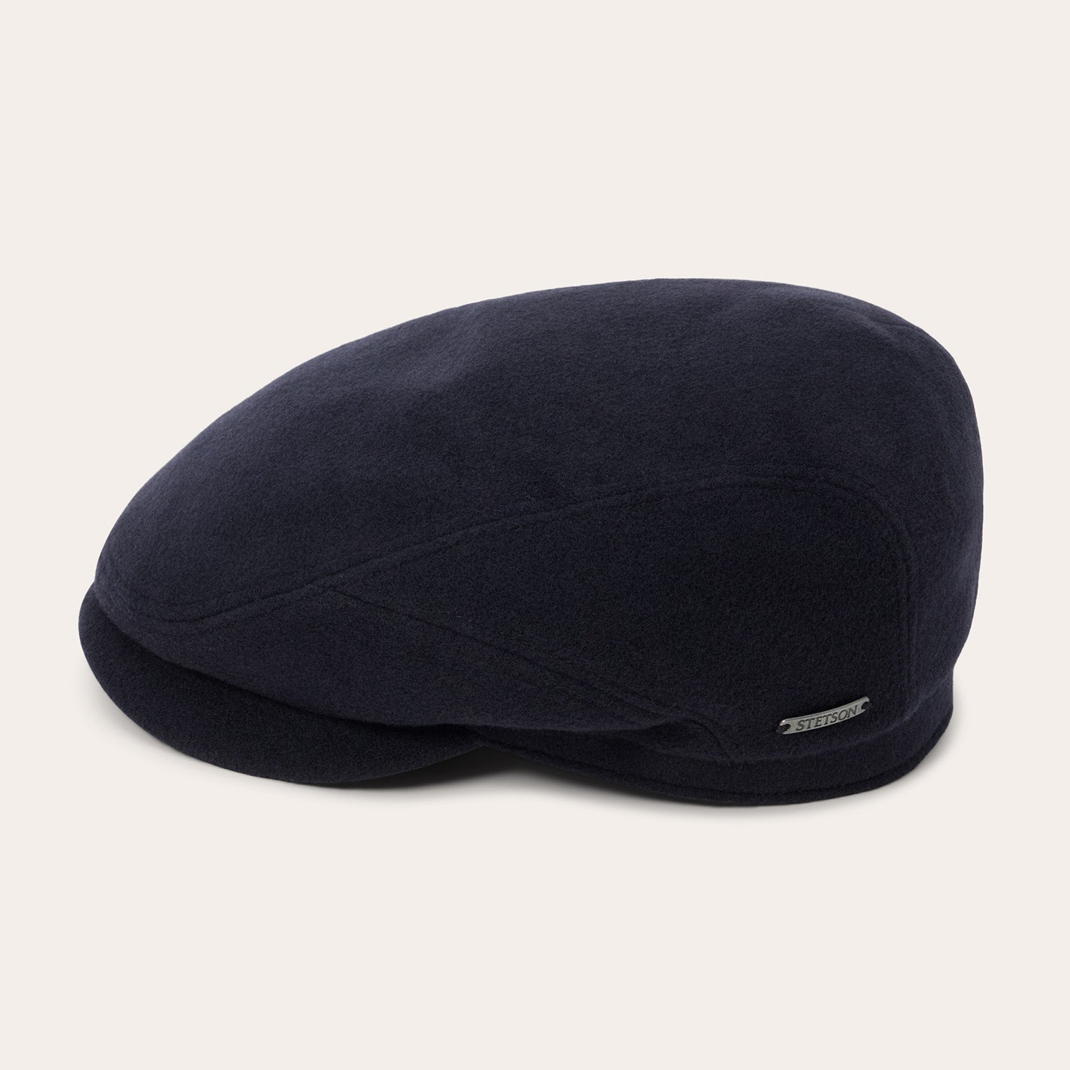 Wool Cashmere Driver Cap | Stetson Navy