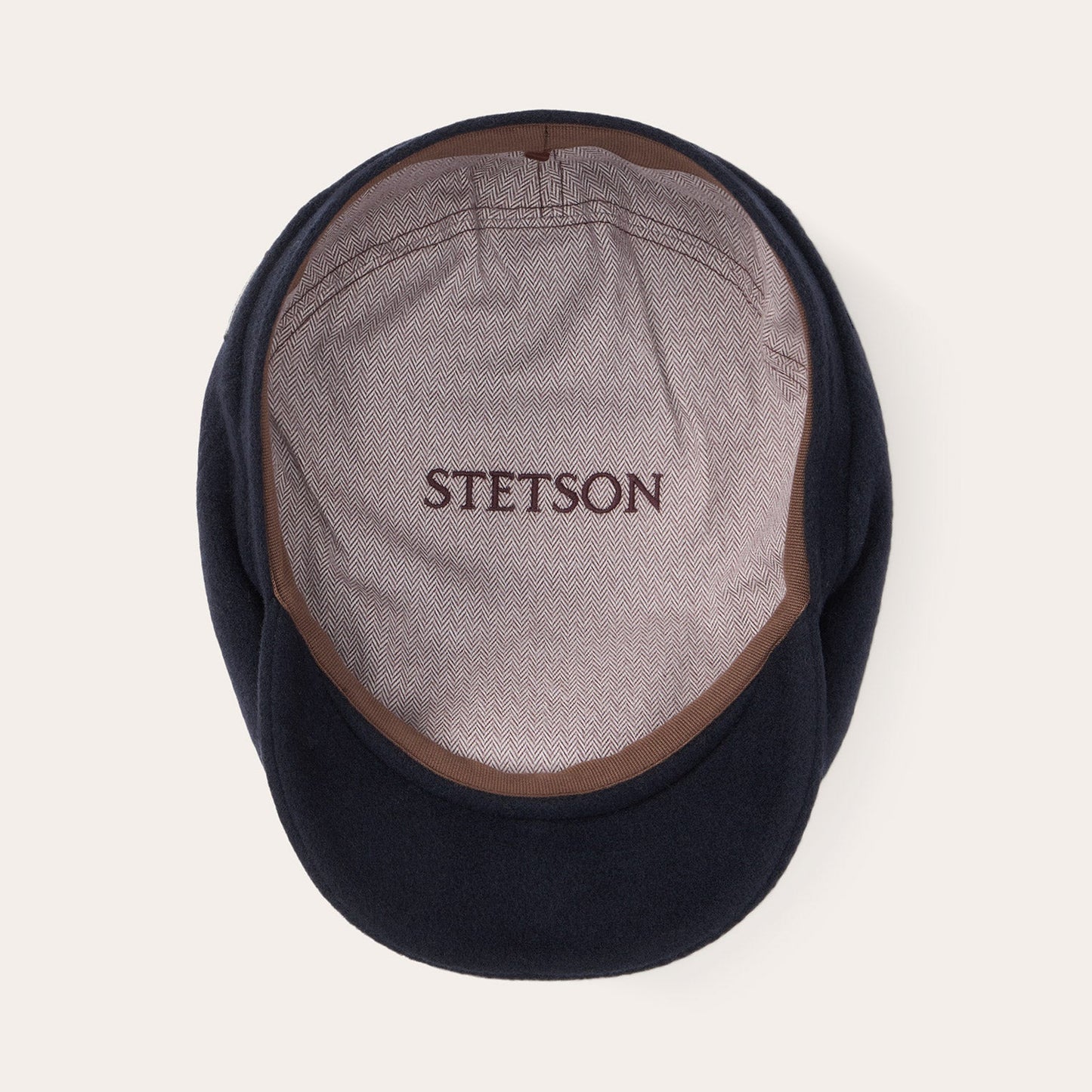 Wool Cashmere Driver Cap | Stetson Navy