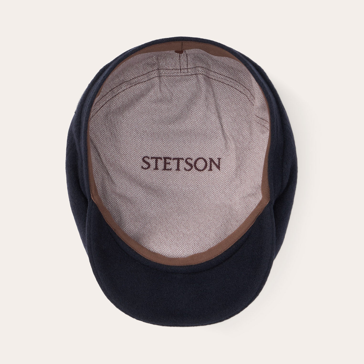 Wool Cashmere Driver Cap | Stetson Navy