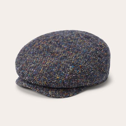 Wool Donegal Driver Cap | Stetson Blue