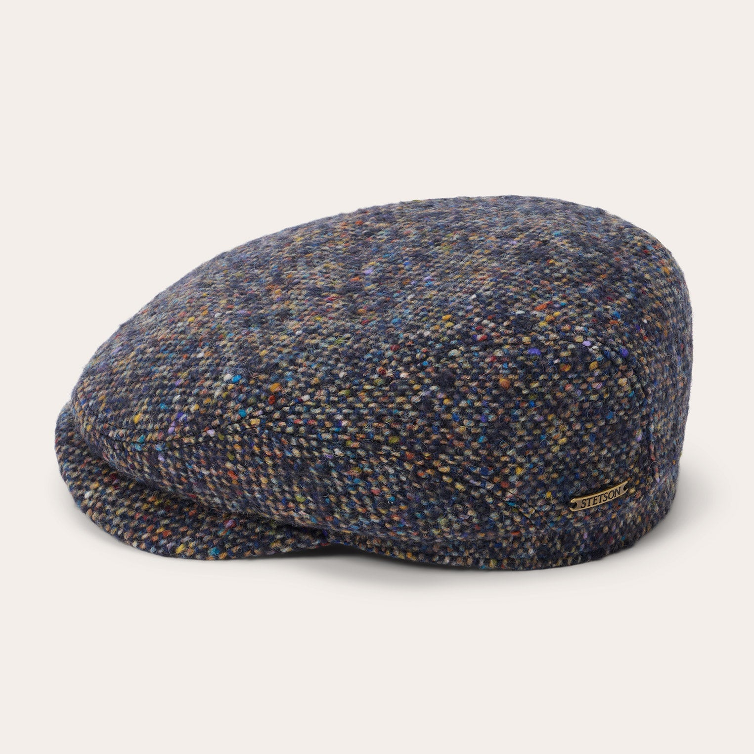 Wool Donegal Driver Cap | Stetson Blue