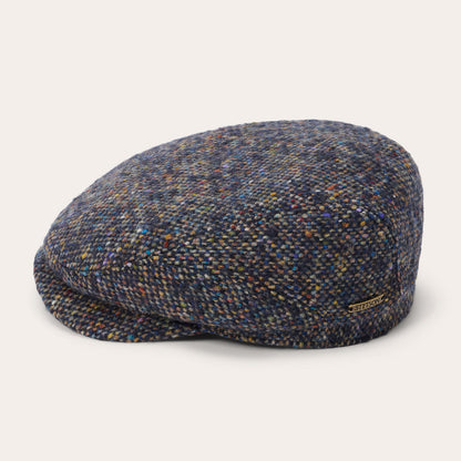 Wool Donegal Driver Cap | Stetson Blue