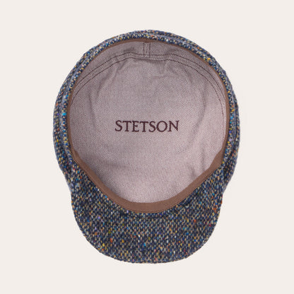 Wool Donegal Driver Cap | Stetson Blue