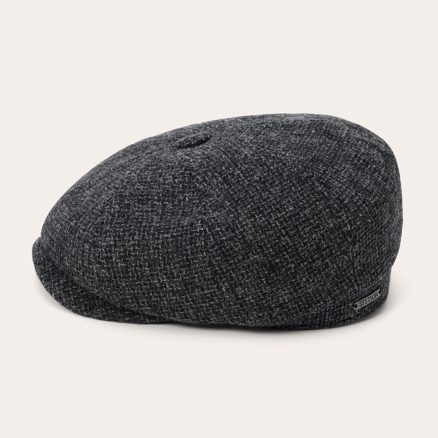 Wool Melange Hatteras | Stetson Anthra Melange