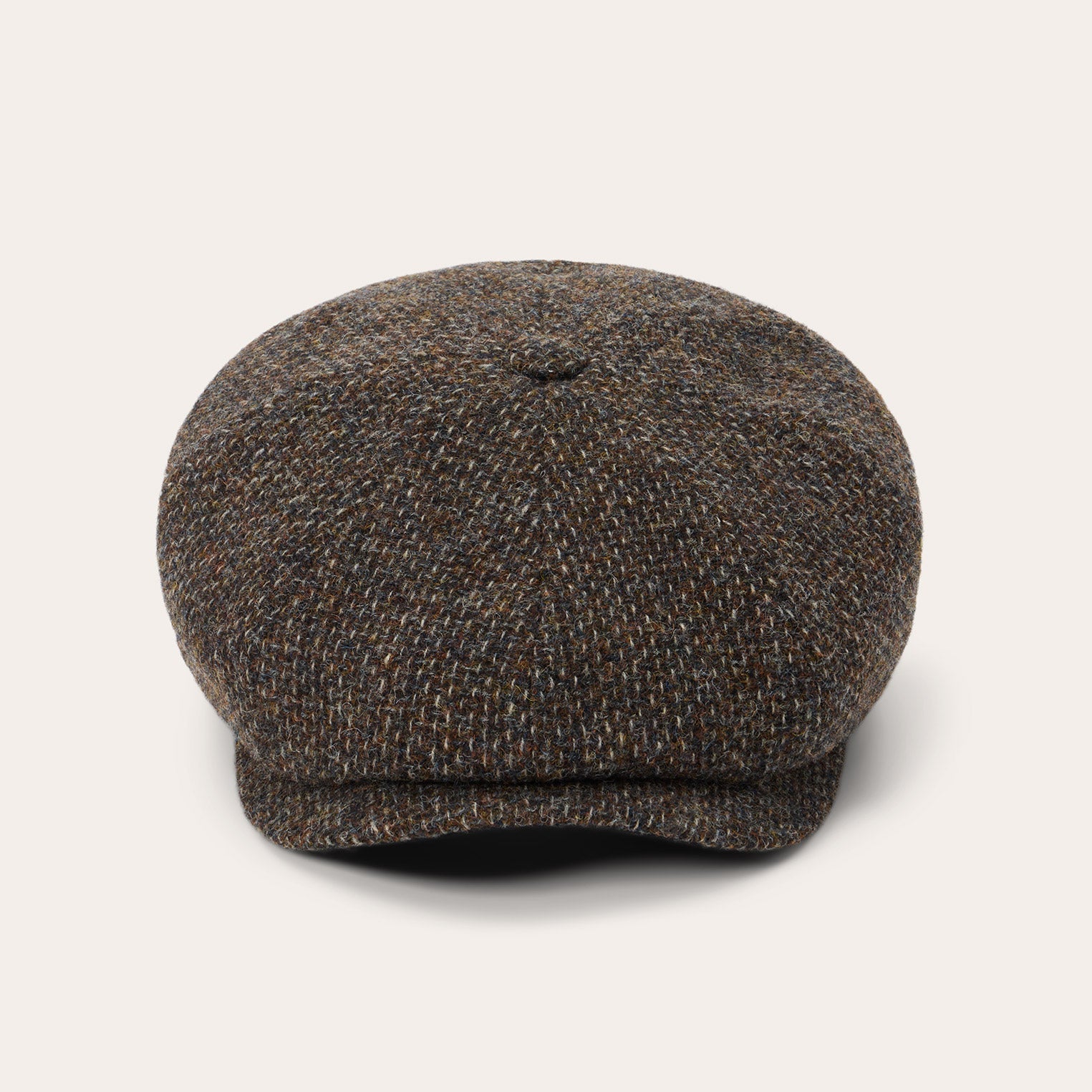 Wool Melange Hatteras | Stetson Brown Melange