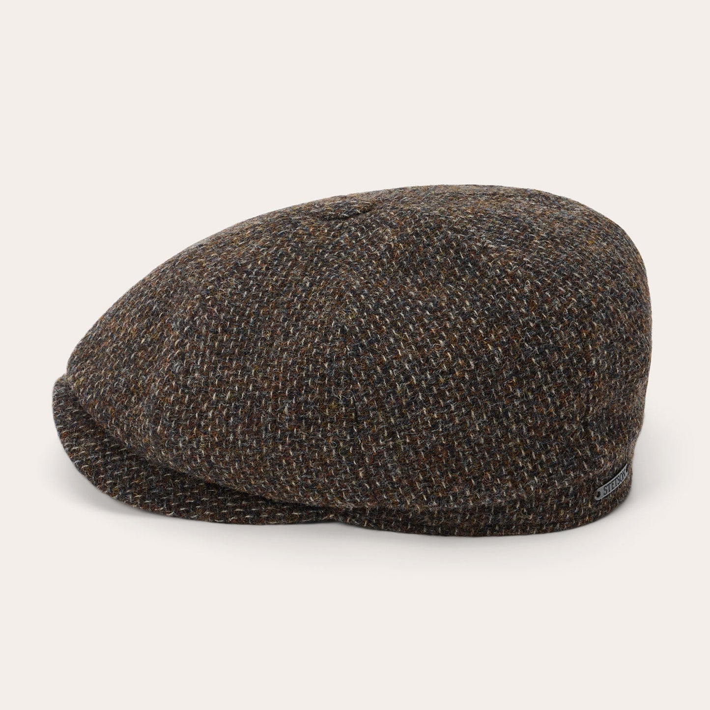Wool Melange Hatteras | Stetson Brown Melange