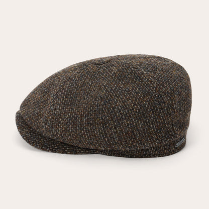 Wool Melange Hatteras | Stetson Brown Melange