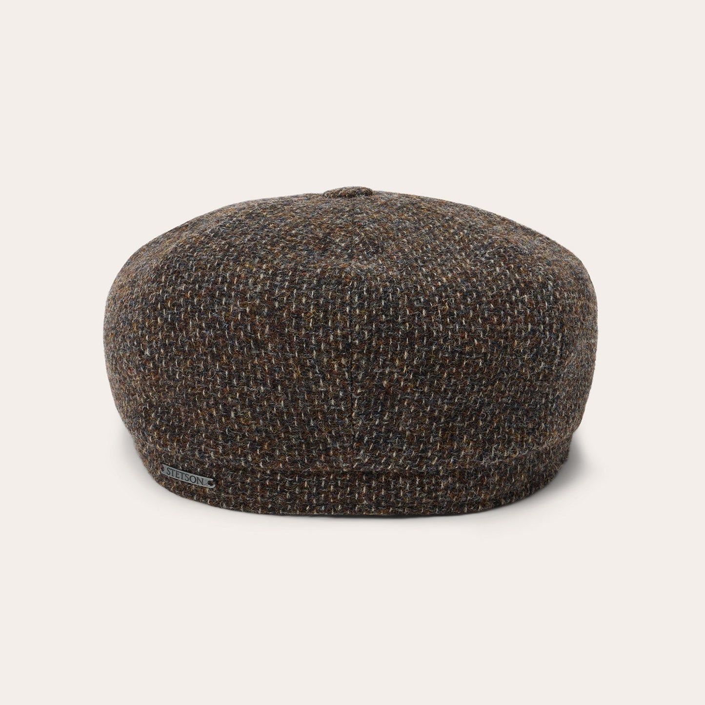Wool Melange Hatteras | Stetson Brown Melange