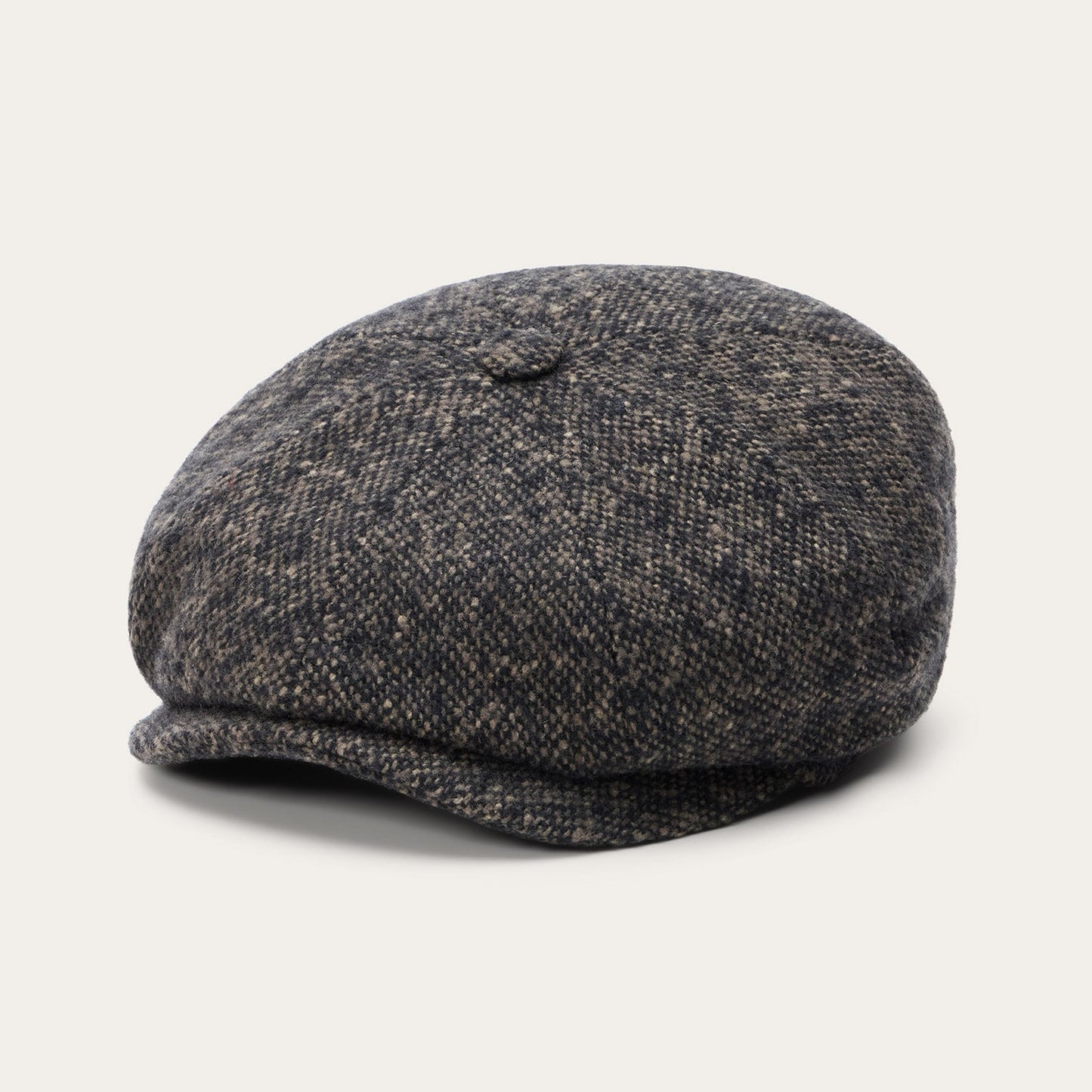 Wool Donegal Hatteras | Stetson Black/Mud